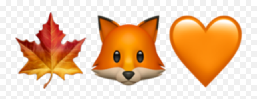 Orange Emoji Iphone Sticker - Happy,Fox Emoji