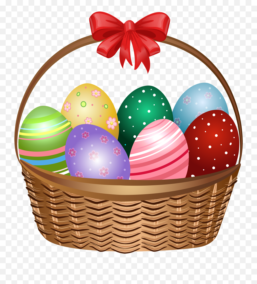 Library Of Happy Easter Basket Jpg Black And White Download - Clip Art Easter Basket Emoji,Happy Easter Emoji