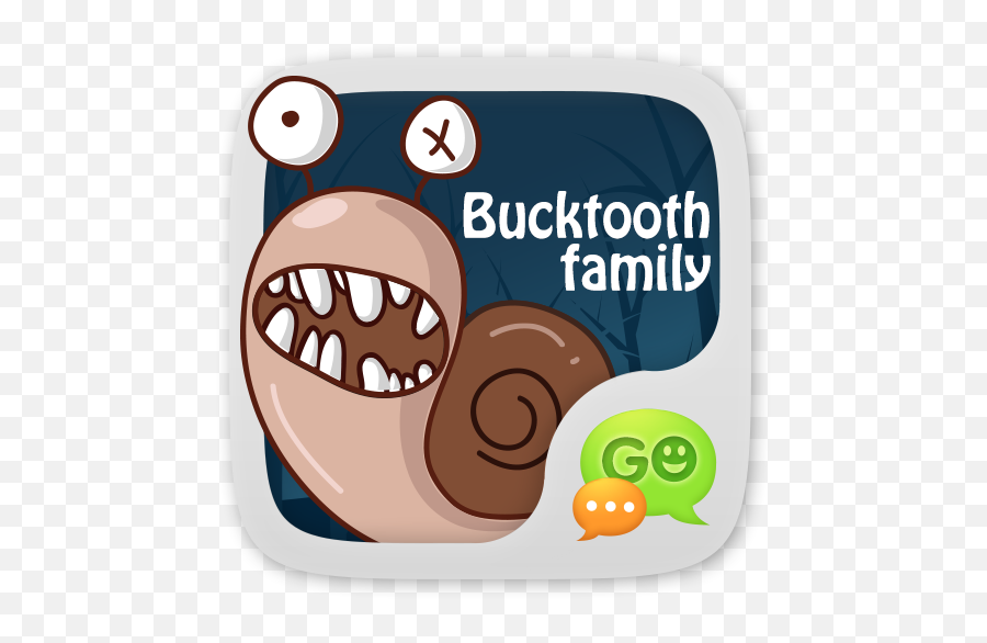 Go Sms Pro Bucktooth Sticker - Go Sms Emoji,Buck Tooth Emoji