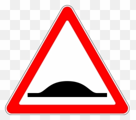 1 - Speed Hump Road Sign Emoji