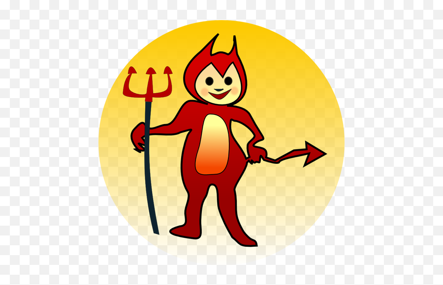 Little Devil Icon Vector Clip Art - Devil Clipart Transparents Emoji,Devil Emoticon