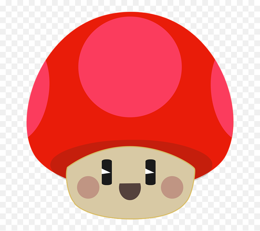 Cute Happy - Clipart Mushroom Emoji,Cute Emotions