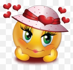 Loving Girl With Cap Emoji - Emoji Call Me,Cap Emoji