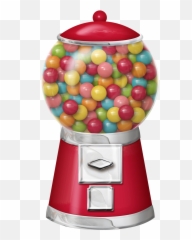 Candy - Bubble Gum Machine Transparent Emoji,Gumball Machine Emoji
