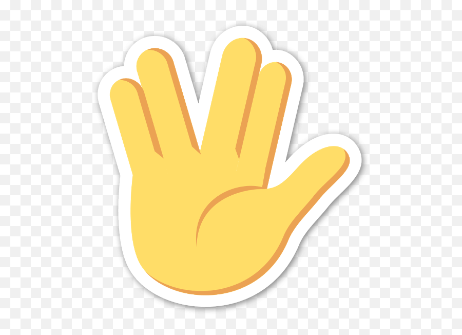 Spock - Illustration Emoji,The Spock Emoji