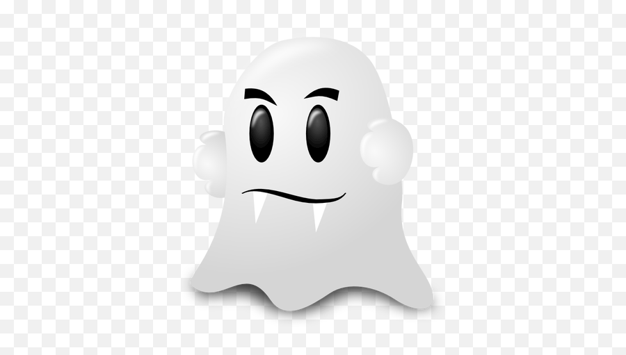 White Halloween Ghost Vector Illustration - Transparent Halloween Ghost Emoji,Tired Emoticon