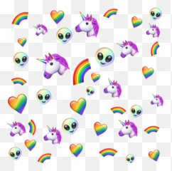 Rainbow Emoji Background - Wallpaper,Rainbow Emoji