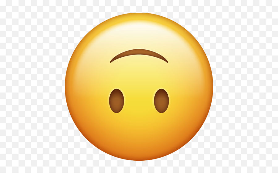 Upside Down Smiling Emoji Download Ios - Upside Down Emoji Png,Star Eyes Emoji