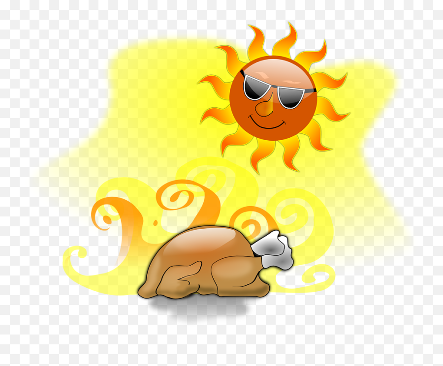 Free Roasting Food Vectors - Turkey Sun Emoji,Potato Emoji