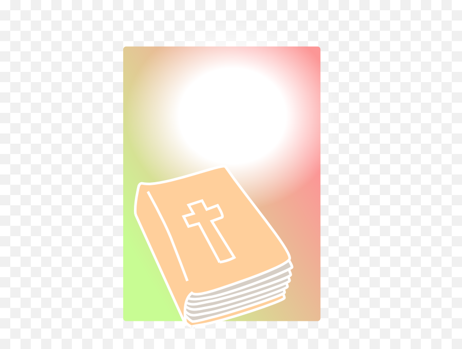 Bible Closed In Colorful Background Vector Clip Art Free Svg - Bible Lamentations Emoji,Holy Bible Emoji