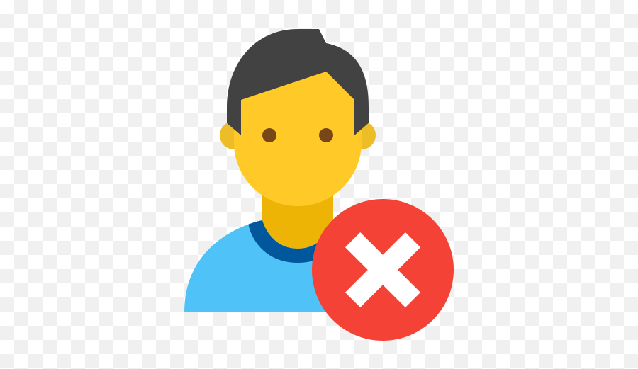 Denied Skin Type 7 Icon - Clipart Person Icon Png Emoji,Denied Emoji