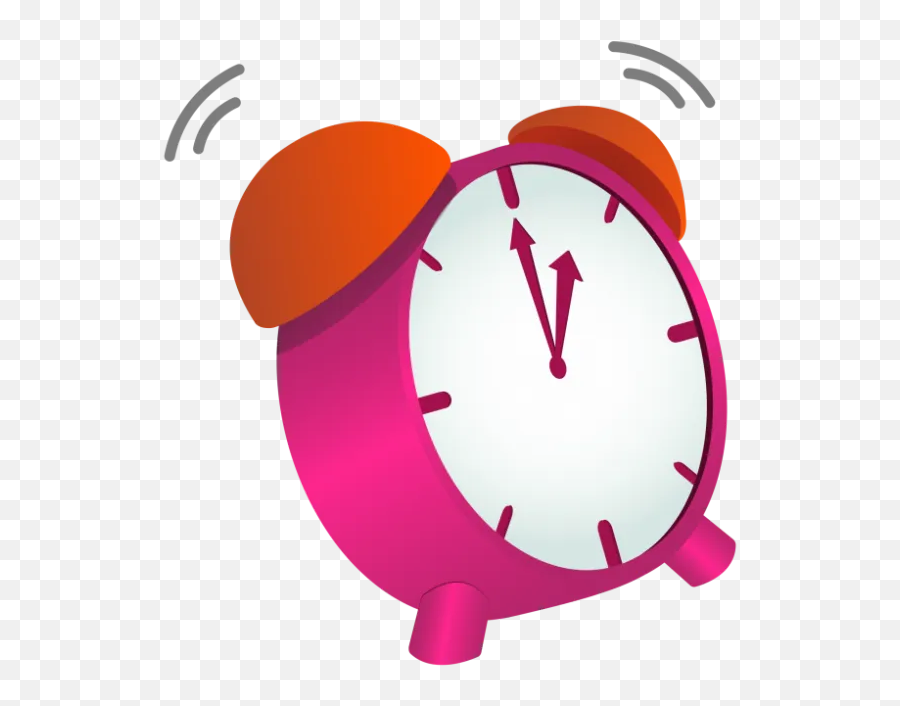 Alarm Clock Clipart - Alarm Clock Clipart Png Emoji,Alarm Clock Emoji