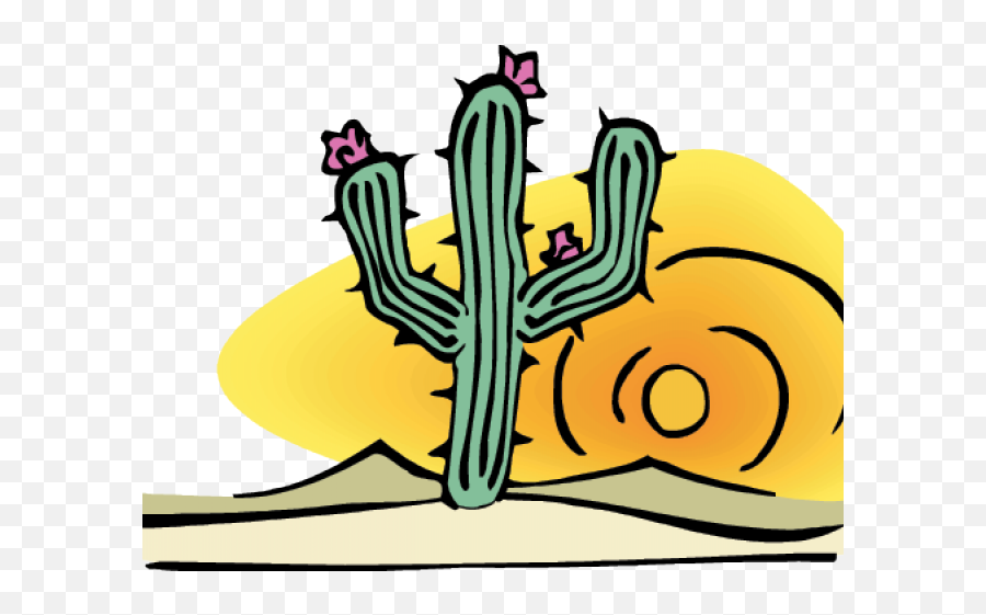 Desert Clipart Cactus Desert - Desert Clipart Png Download Desert Biome Clipart Emoji,Desert Emoji