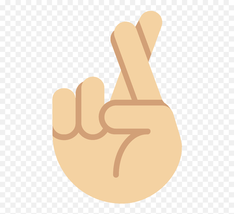Crossed Fingers Emoji Clipart - Emojis De Manitos En Png Dedos Cruzados,Fingers Crossed Emoji Android