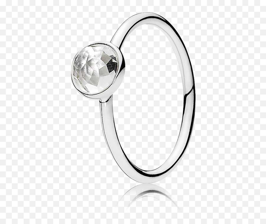 April Droplet Ring Pandora Clipart - Full Size Clipart Pandora March Birthstone Ring Emoji,Ring Emoji Png