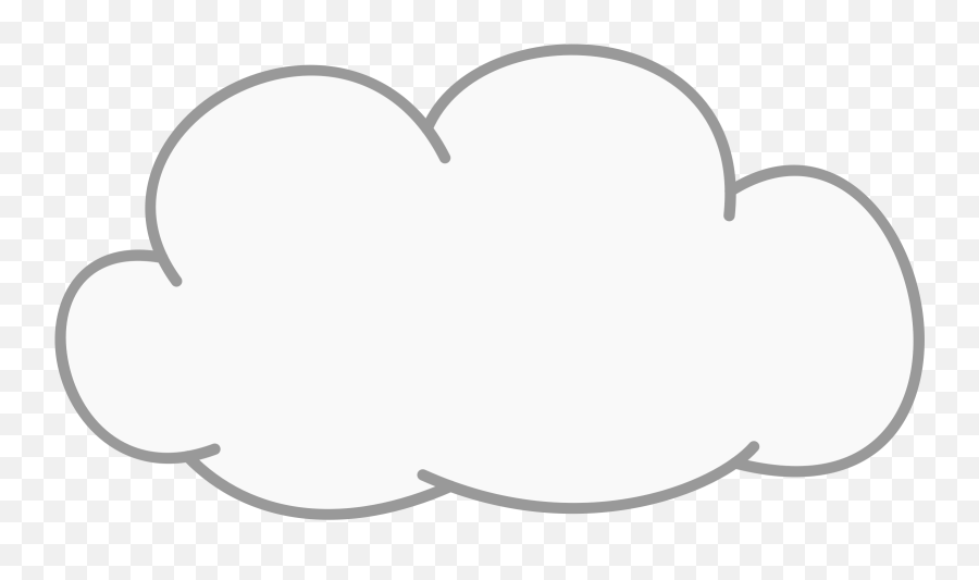 Free Cute Cloud Cliparts Download Free - Cartoon Transparent Background Cloud Transparent Emoji,Black Cloud Emoji