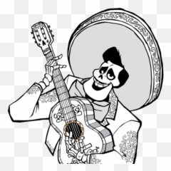 Ernesto De La Cruzgallery Disney Wiki Fandom - Coco Colouring Pages Ernesto Emoji,Guitar Emoji Png