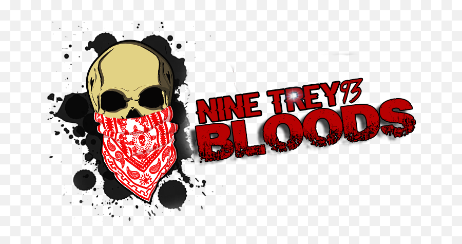 Blood Gang Png Blood Gang Png - Art Nine Trey Bloods Emoji,Blood Gang Sign Emoji