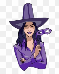 Free Costume Witch Vectors - Yalnz Cad Emoji