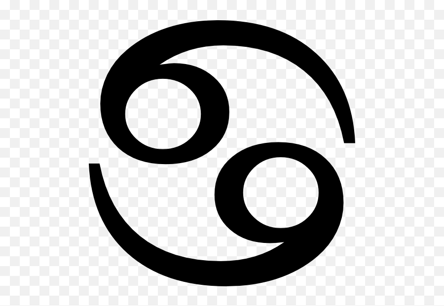 Astrology - Cancer Star Sign Symbol Emoji,Capricorn Symbol Emoji