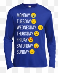 Smiley Long Sleeve Moisture Absorbing - My Scars Tell A Story They Emoji,Emoji Long Sleeve Shirt