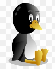 Vector Image Of Sitting And Sweating Penguin - Png Penguin Sitting Png Emoji,Bird Emoji