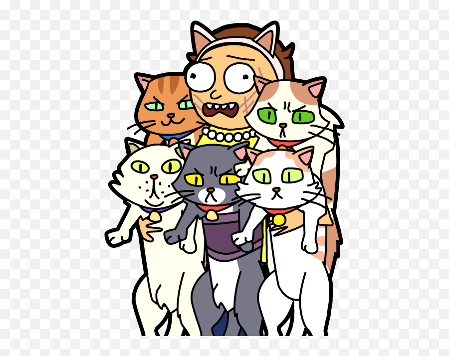 Morty Png - Cats Rick And Morty Emoji,Morty Emoji