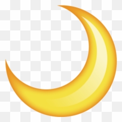 Moon Emoji - Crescent Moon Emoji Png,Checkmark Emoji