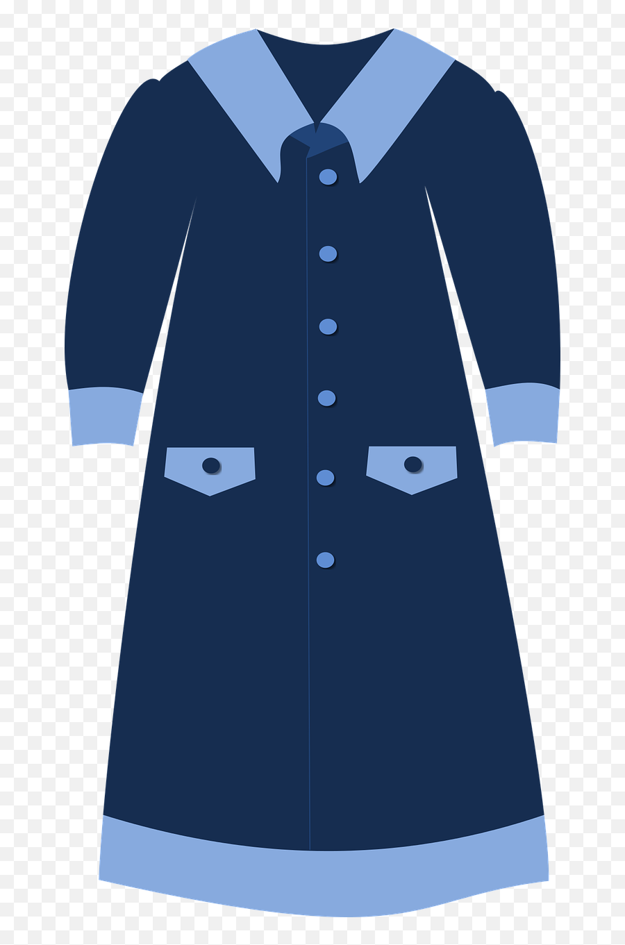 Long Dress Blue Fashion Woman Free - Dress Vector Png Collar Emoji,Las Vegas Sign Emoji