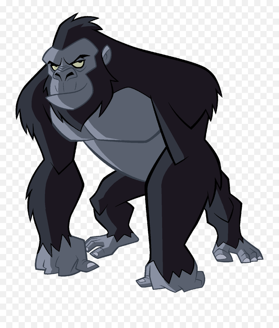 Gorilla Cartoon Png Picture - Justice League Action Gorilla Grodd Emoji,Gorilla Emoji