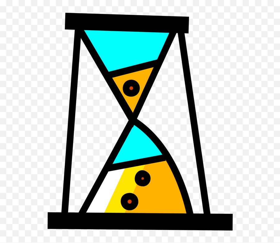 Egg Timer - Triangle Emoji,Hourglass Emoji