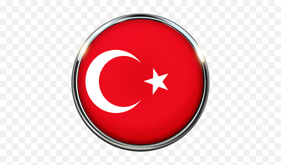 Turkey Flag Circle - Flag Of Turkey Emoji,Turkey Flag Emoji