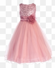 Flower girl Party dress Clothing Sequin - summer png Download Dress For Girl Emoji