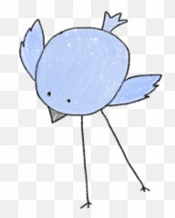 Bird Watercolor Bluewatercolor Bluebird Birds Vogel Vög - Cartoon Emoji,Bluebird Emoji