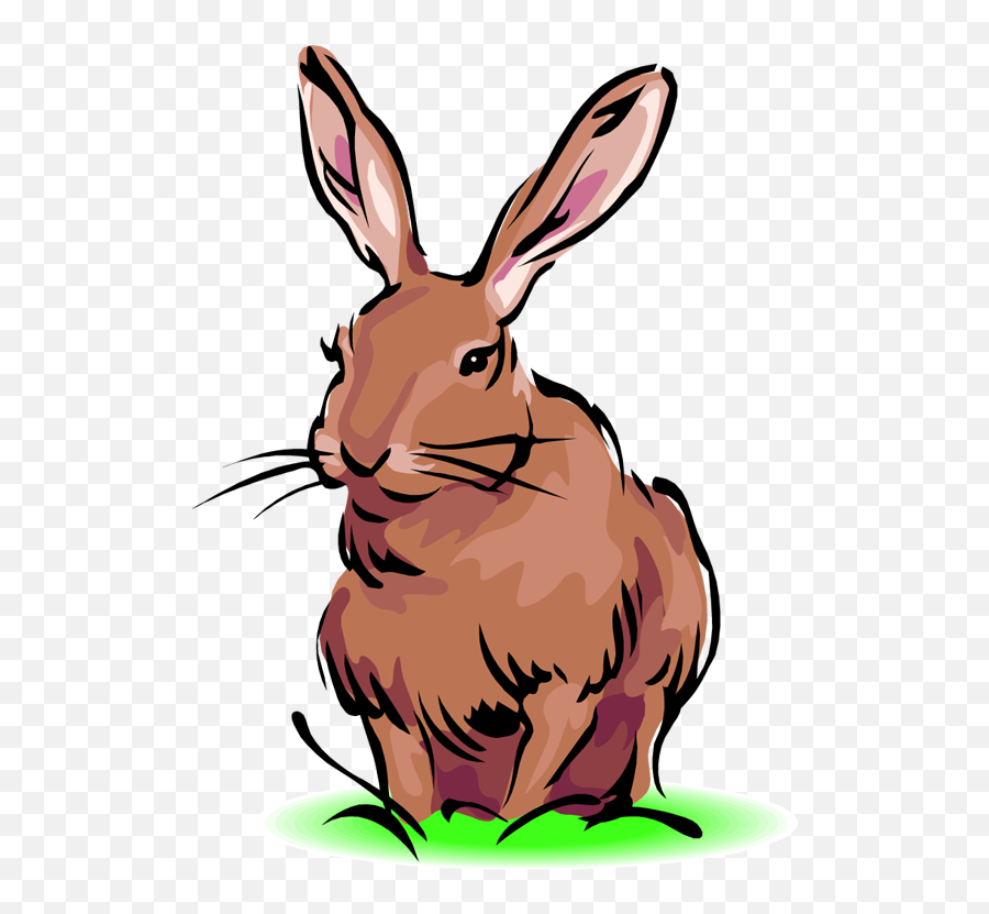 Free Rabbit Clipart - Clipartix Hare Clip Art Emoji,Rabbit Face Emoji