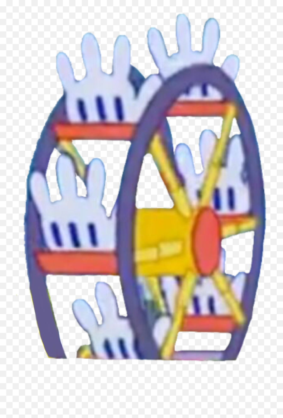 Spongebob Gloves Gloveworld Cartoon Cute Kidcore Freeto - Glove World Ferris Wheel Spongebob Emoji,Gloves Emoji