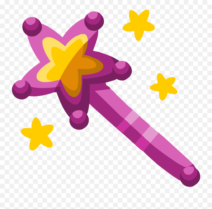 Magic Wand Emoji Png - Transparent Pink Magic Wand,Magic Emoji