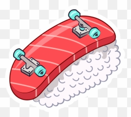 Skateboard Stickers - Illustration Emoji