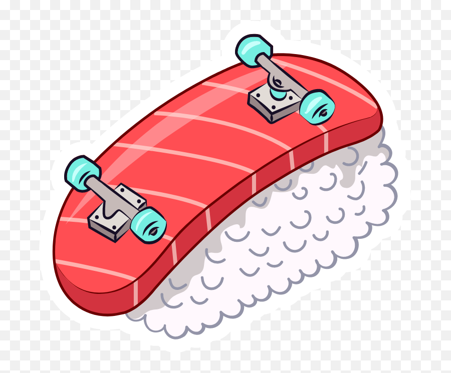 Skateboard Stickers - Illustration Emoji,Skateboard Emoji