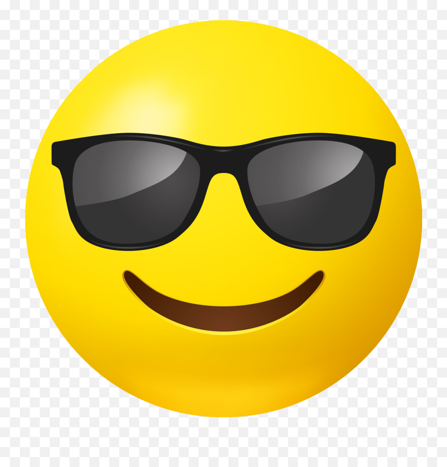Smiley Face Emoji - Ref Magnets Emoji With Sunglasses Gif,Pondering Emoji