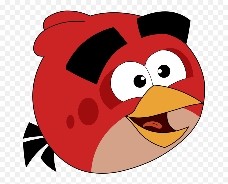Download Hd Angry Birds Red Png - Angry Birds Toons Red Emoji,Angry Birds Emojis