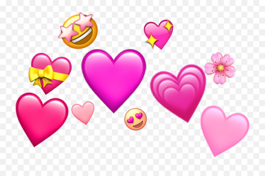 Largest Collection Of Free - Toedit Pinkhearts Stickers Girly Emoji,Hert Emoji