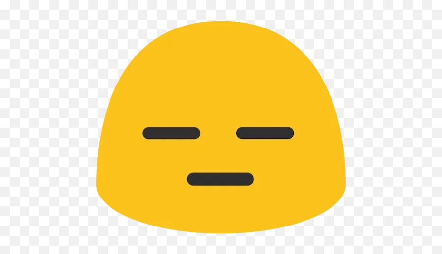 Telegram Sticker 8 From Collection Emoji For Young People - Straight Face Emoji Transparent,Emoji For
