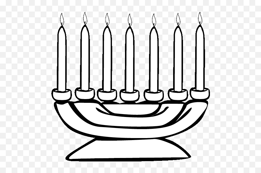 Coloring Pages For Kwanzaa Candle Holder - Kwanzaa Candles Coloring Sheet Emoji,Kwanzaa Emoji