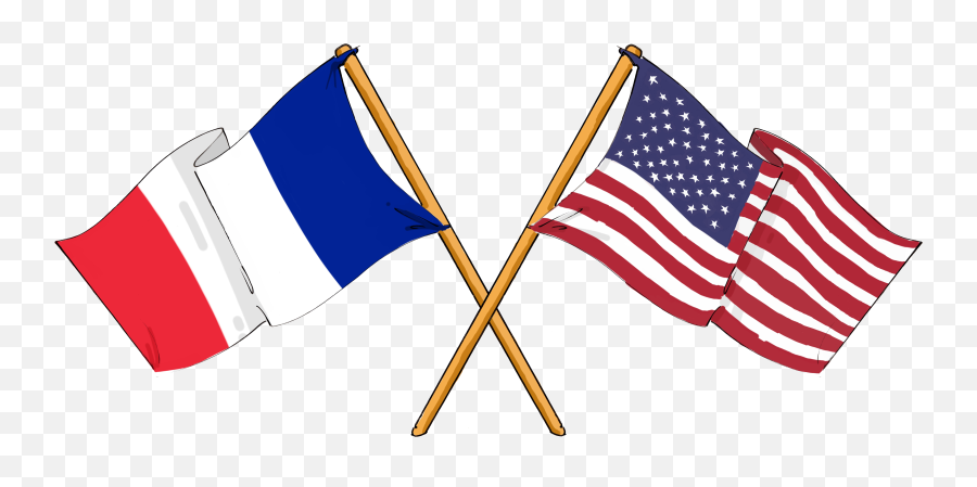 Download United Of French France States Flag Americans - American And French Alliance Emoji,American Flag Emoticon