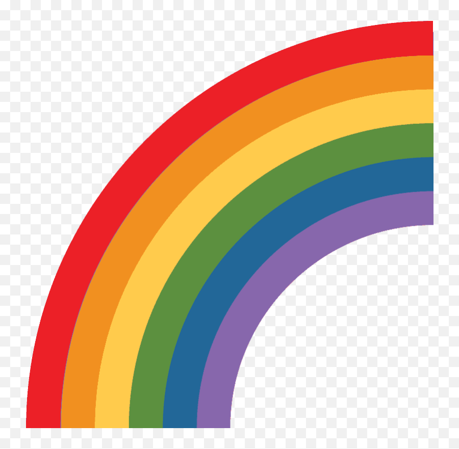 Rainbow Emoji Clipart - Rainbow Emoji Twitter,Rainbow Emoji Transparent