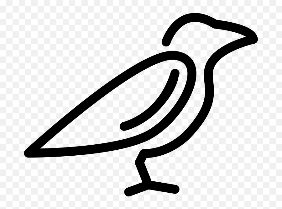Openmoji - Illustration Emoji,Black Bird Emoji