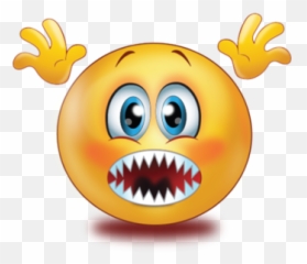 Scared Open Saw Tooth Mouse Emoji - Arabic Emoji,Mouse Emoji