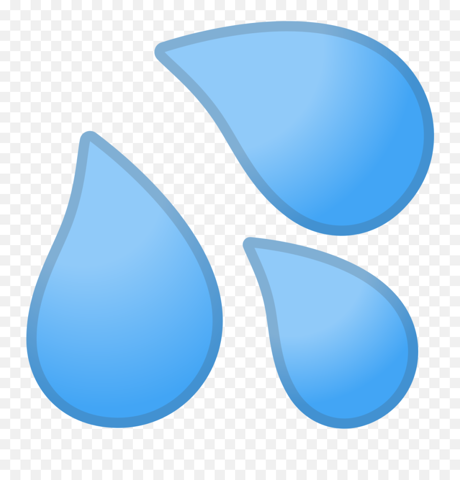 Water Drop Emoji Transparent Png - Transparent Sweat Png,Drop Emojis
