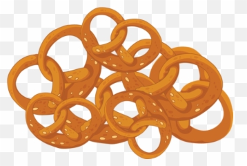 Clip Art Snack Food Late Night - Transparent Background Pretzels Clipart Emoji